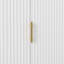 Armoire de rangement 57,5 po Modern Modern Stripe-774286178