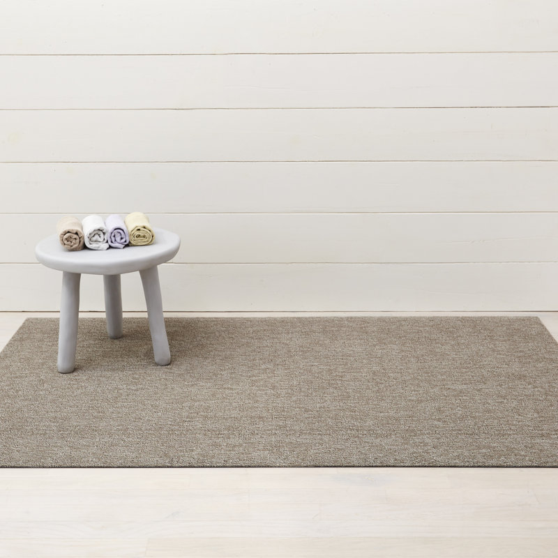 Heathered Indoor / Outdoor Doormat, Pebble, 0.6cm H x 46cm W x 71cm L