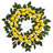 Handcrafted Faux Lemon Polyester 24'' Wreath