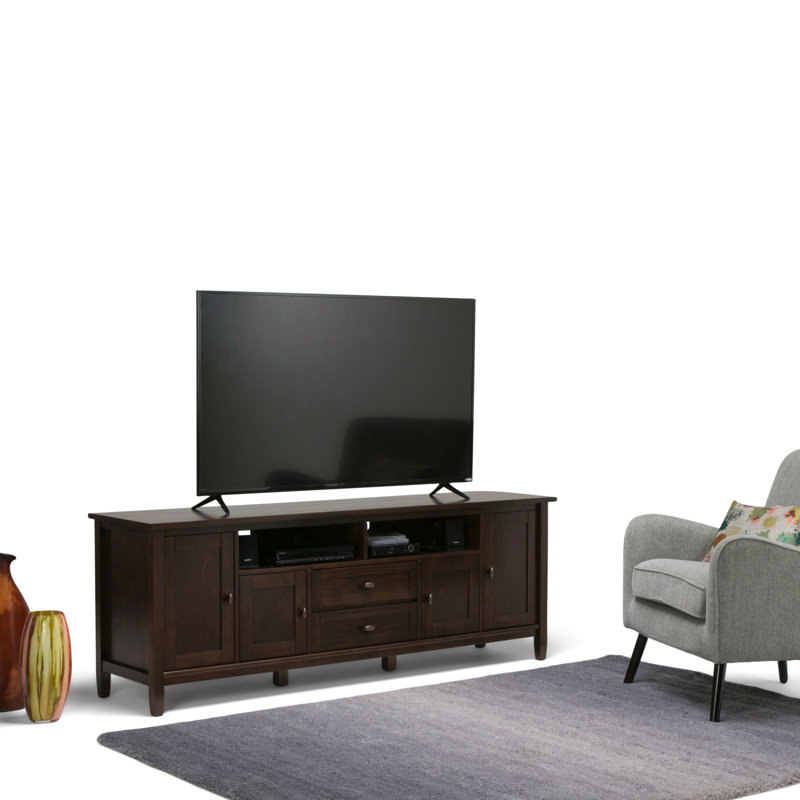 Meuble télé 72 "pour la maison, Marron foncé