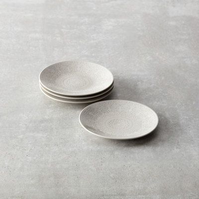 Fortessa Havana Porcelain, 8.5" Coupe Salad Plate (Set of 4), Honey