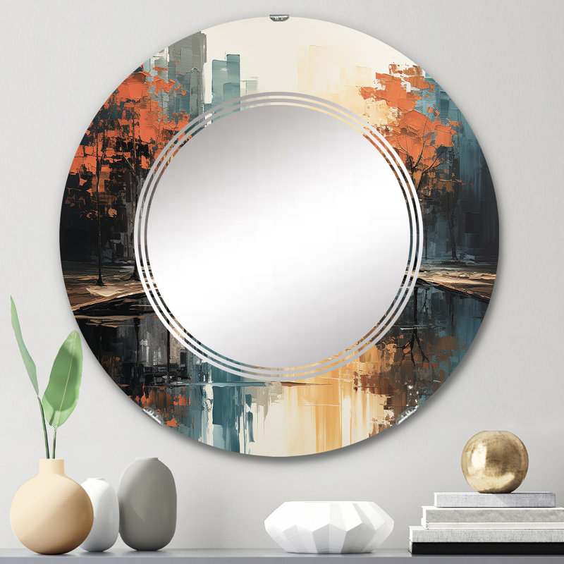 Miroir mural Arsenios, 24 po x 24 po