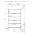 Karena White Rectangular 5-Drawer Chest