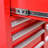 9 DRAWERS MULTIFUNCTIONAL TOOL CART WITH WHEELS AND WOODEN TOP-2002534676
