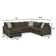 Azjah 123" Wide Right Hand Facing Sectional with Chaise