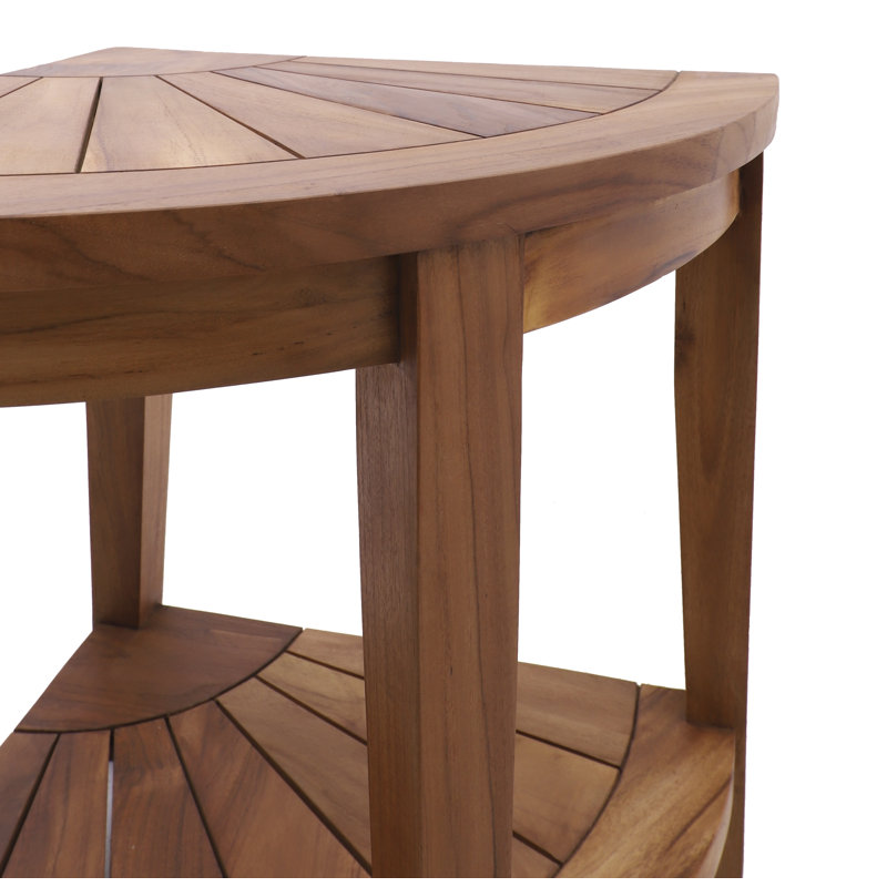 Biagi 18 in. W Teak Shower Bench