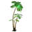 73'' Faux Palm Tree in Freestanding