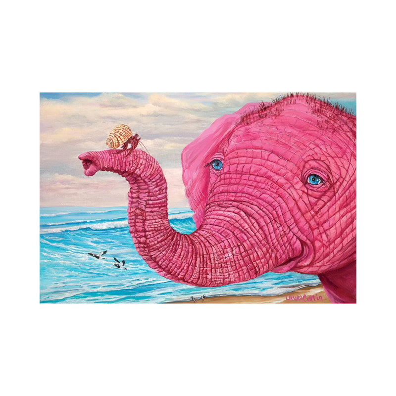 Making Friends by Laura Curtin - Wrapped Canvas Painting, 20.32 cm H x 30.48 cm W