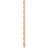 18" Almond Shelf Support