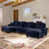 Blue Chenille