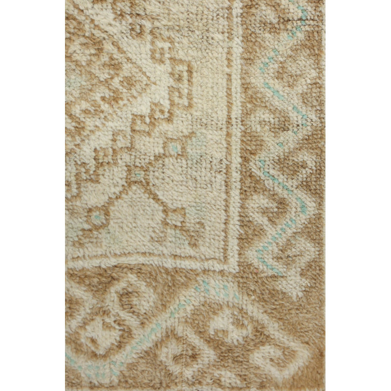 Vintage Turkish Village Rugs One-of-a-Kind Runner 4'3" X 10'3" Area Rug