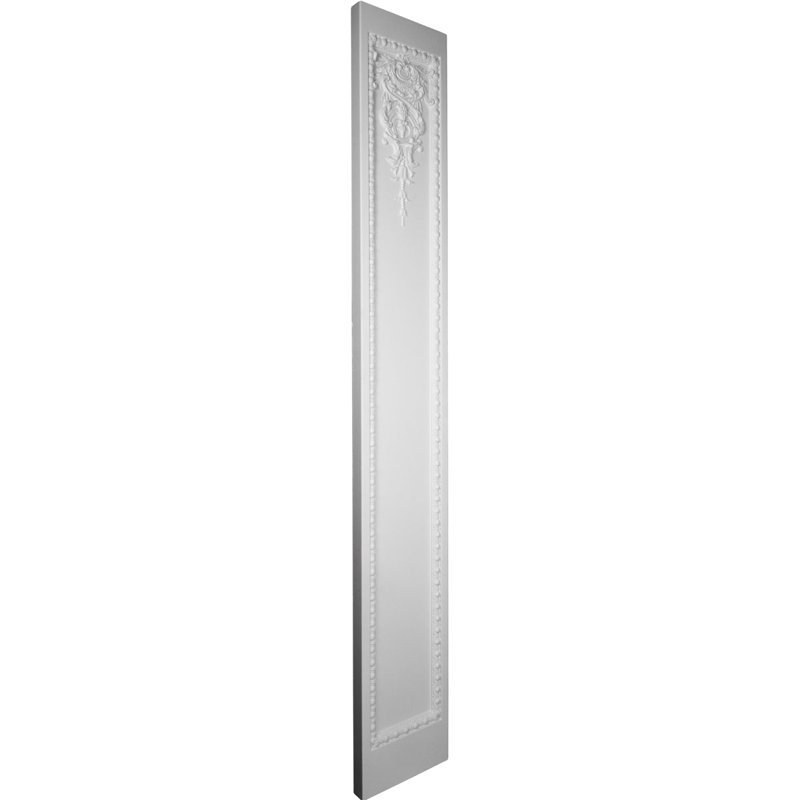 Endurathane Milton Pilaster, 13 3/4"W x 94 1/2"H x 1 7/8"P, High Density Polyurethane, Factory Primed White, Sold Each
