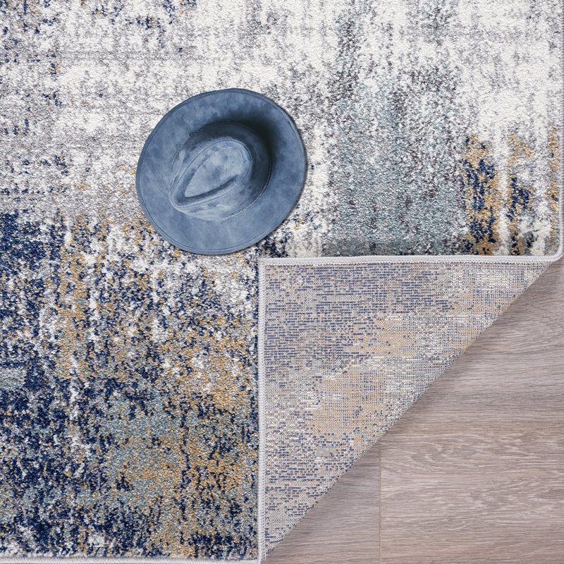 Abstract Indoor Rug, Rectangle 5' x 7'