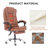 Noshin Ergonomic Faux Leather Massage Executive Chair-324681372