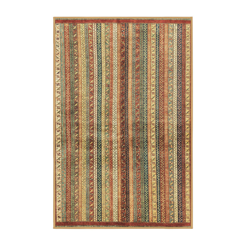 Abstract Indoor Rug, Rectangle 4' x 6'