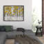 Yellow Birch Forest - Contemporary Landscapes Framed Canvas