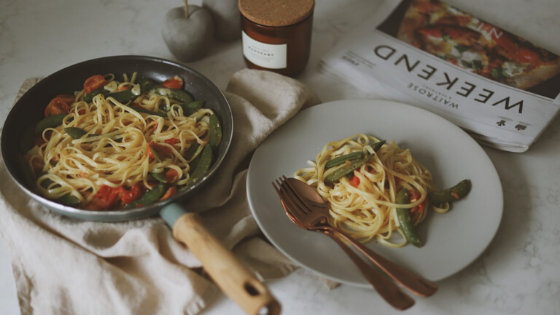 Mayflower Frying Pan Set Pasta Dish