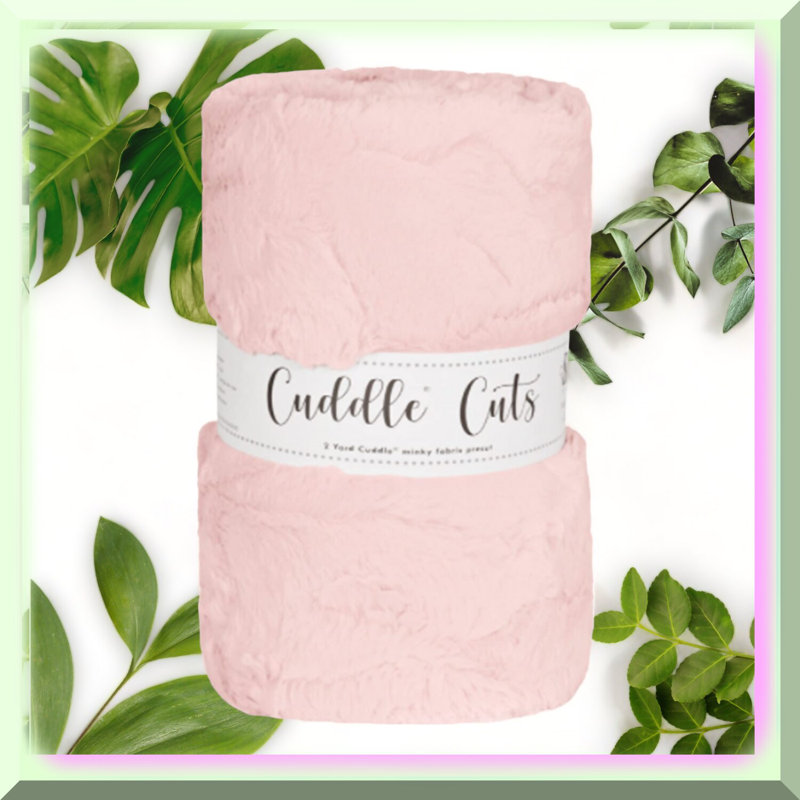 Rosewater Bliss Luxe Cuddle Cut Fabric 2Yd