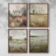 «Vintage Landscape XXVIII», ensemble de 4 encadrés-750950385-750950388