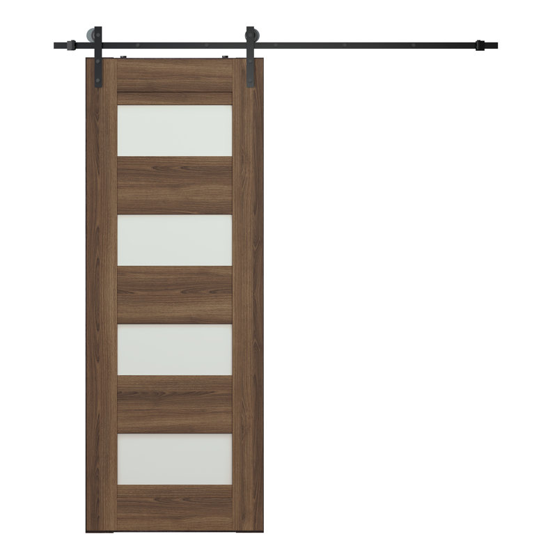 Porte de grange Avon, Pacane, 29,75 po x 79,37 po