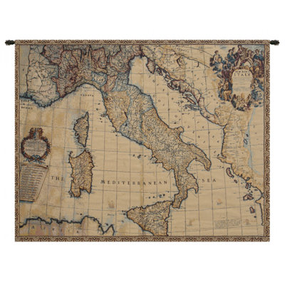 Italian Loom Woven Cotton Blend Wall Hanging