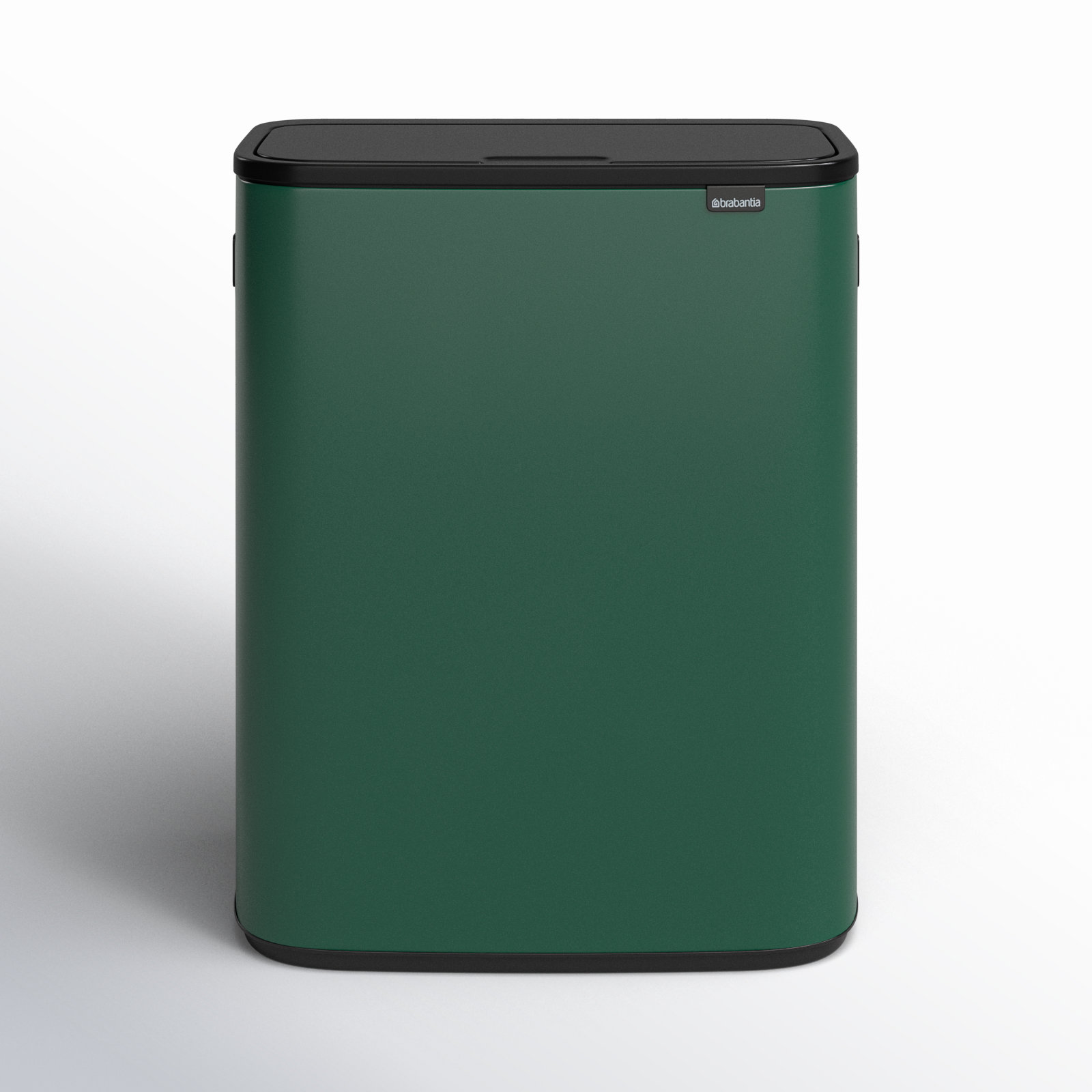 Brabantia Bo Touch Top Dual Recycling Can, Pine Green