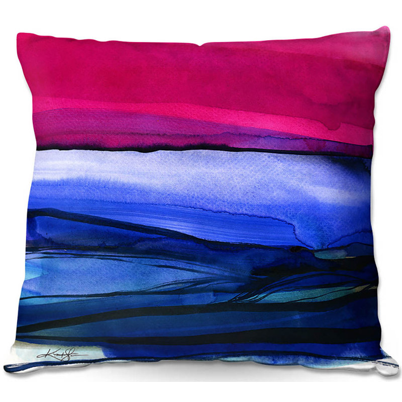  Coussin décoratif Couch Abstraction, 16 po x 16 po