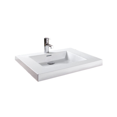 Lavabo 30 "Cube Collection, semi-encastré 2"