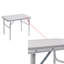 Masury Rectangular Metal Outdoor Camping Table - 75.5 cm W 55 cm D-2005797096