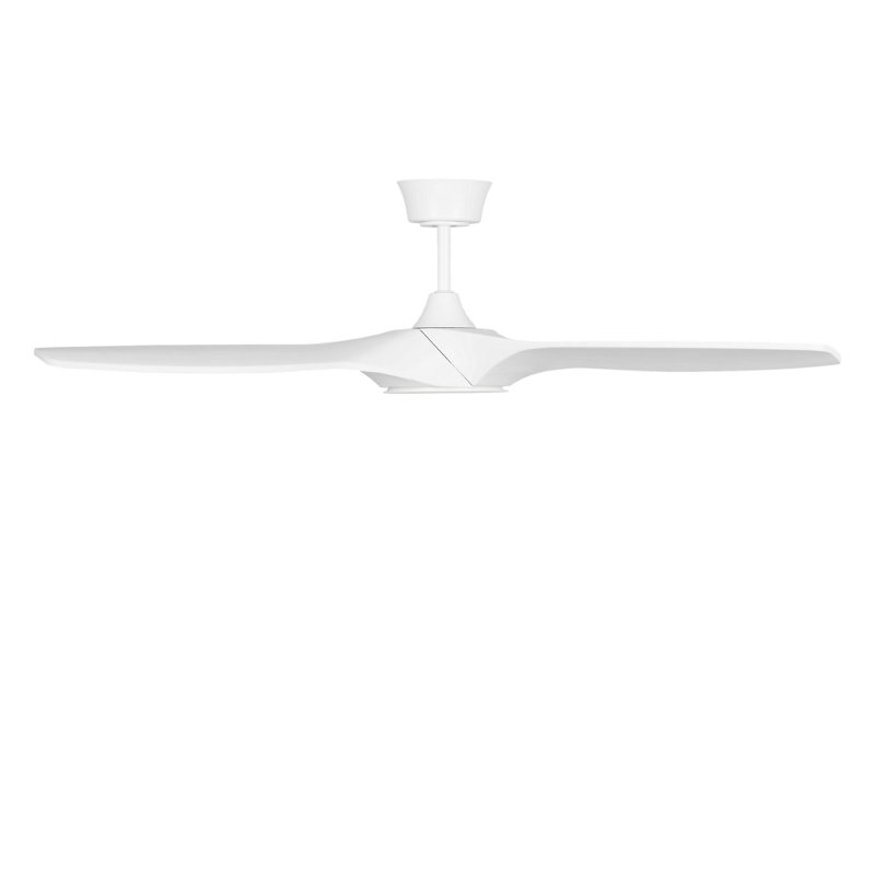 Selen Smart LED Ceiling Fan, 52" Wide, Matte White, Matte White