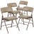 Oliverson Upholstered Metal Folding Event Chairs with Padded Seats-488726866