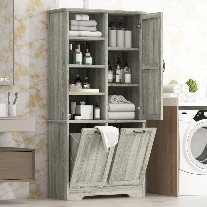 Armoire murale bleue durable avec charnières à fermeture douce et rangement polyvalent, parfaite pour organiser et améliorer votre espace.