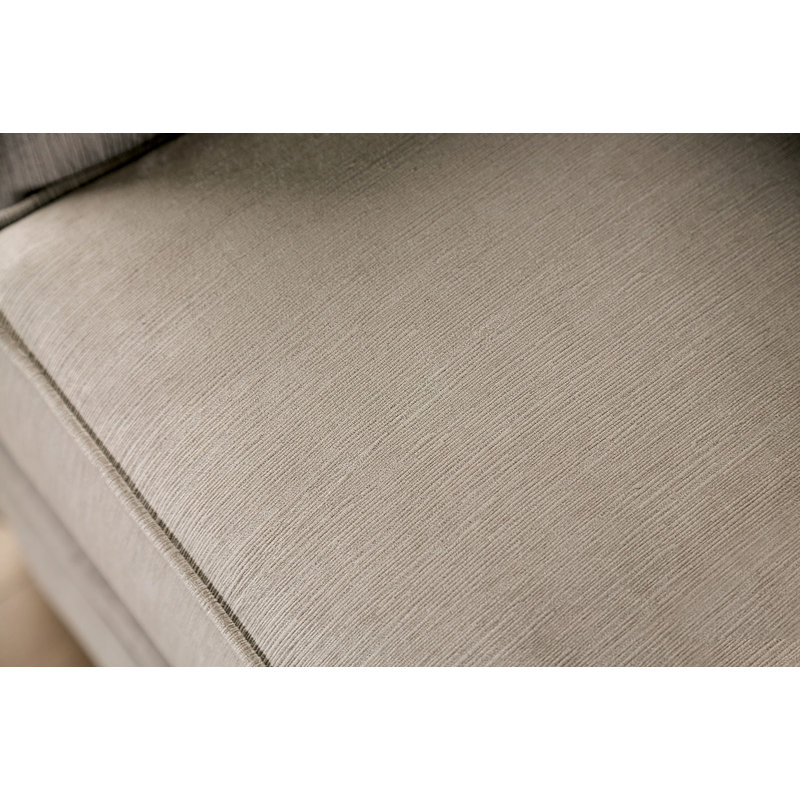Canapé transitionnel l 90,4 po, brun clair, Chenille brun