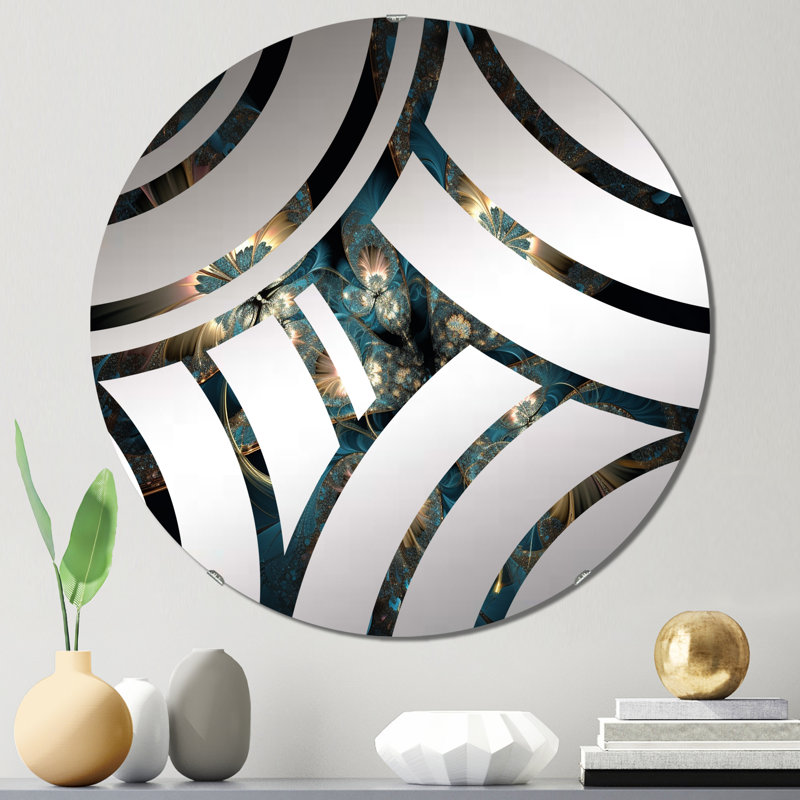 Harutun - Centre Wave Decorative Mirror, 31.4" x 31.4"