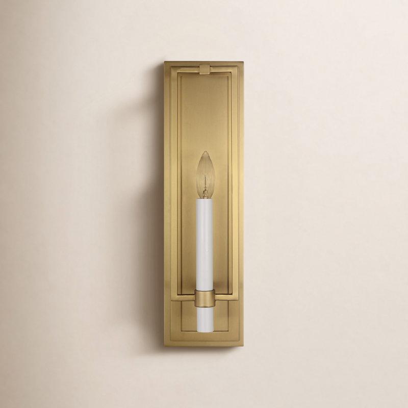 Annabel Steel Candle Wall Light