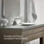 Robinet de lavabo de salle de bain central à deux poignées Tone avec drain de clic, 1,2 gal / min-78553428-138631973