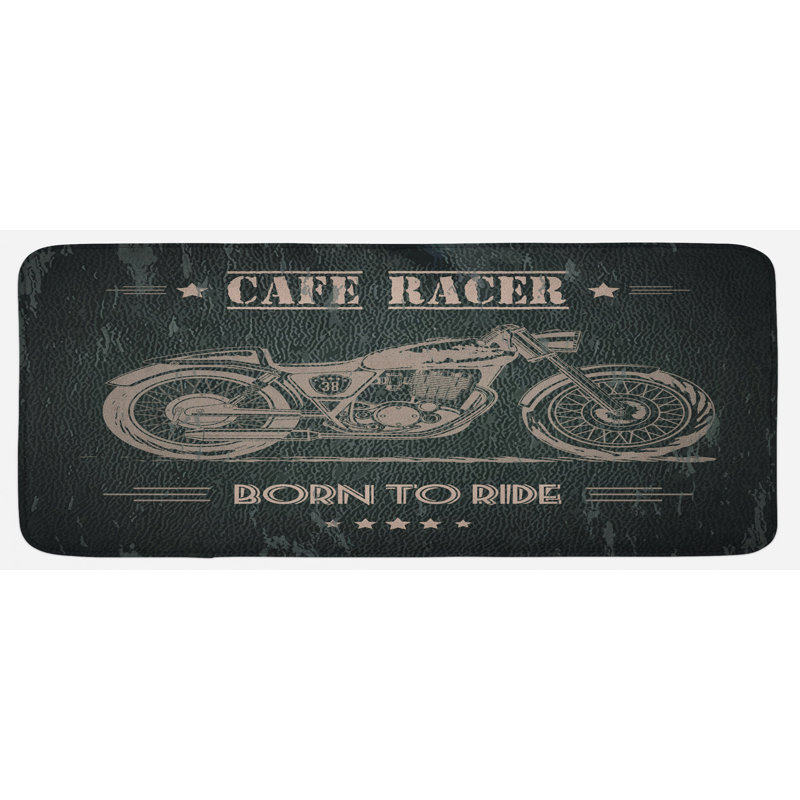 Tapis de cuisine moto