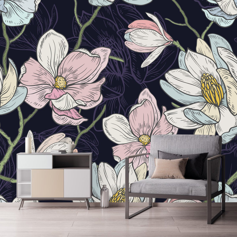 Peel & Stick Wall Mural, 8.34' W x 8.34' L