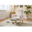Chaise berçante moderne à haut dossier avec poche latérale pour le salon-1664476170