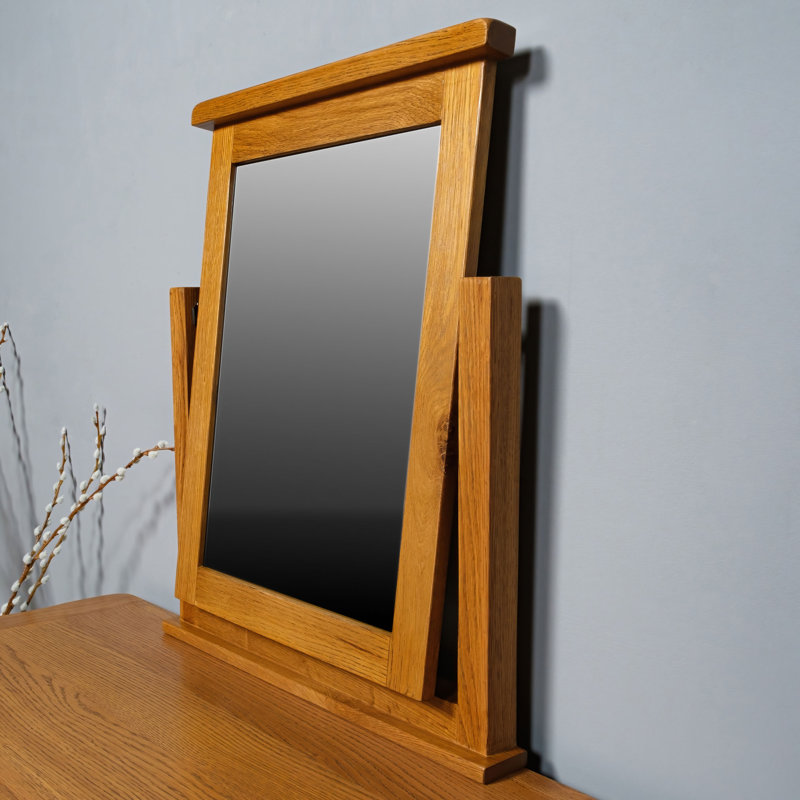 Bhavya Wood Wall Mirror