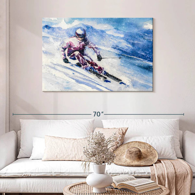 Sireci Ski, 30" H x 45" W