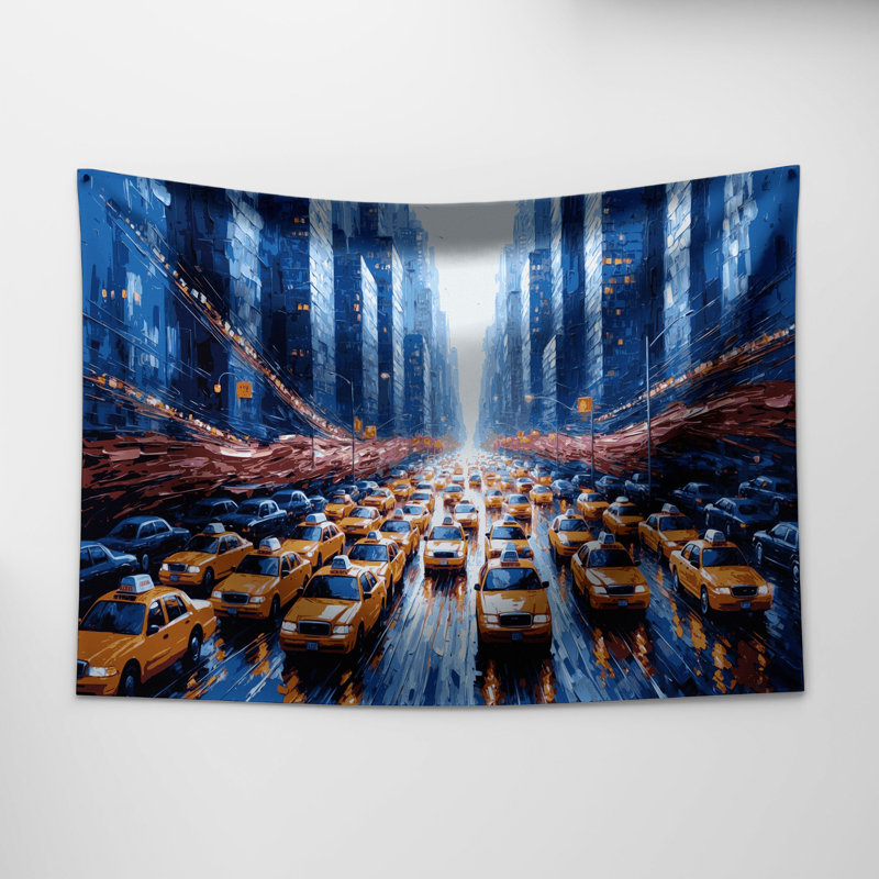 Tapisserie murale «Transagement», 68 po x 80 po