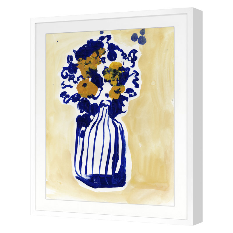 Floral Study 9 Print by Stefano Altamura, 20" H x 16" W x 1.25" D, White Framed