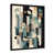 Impression noire sur toile encadrée sélectionné