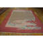 Cream Color Antique Artistic Floral Pattern Chinese Deco Wool Rug