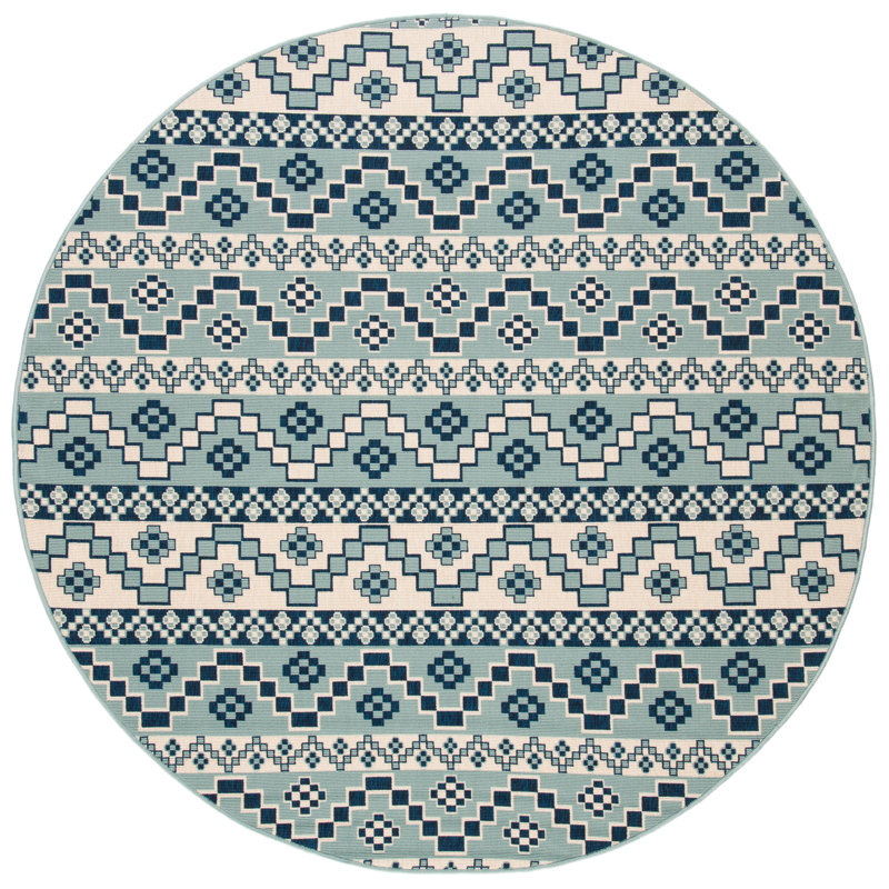 Tapis intérieur / extérieur Northpoint Veranda, Rond 6 pi 7 po