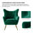 Avianna 29.25" Wide Tufted Velvet Wingback Chair-1947948699