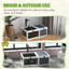 Habitation de tortue en bois grise