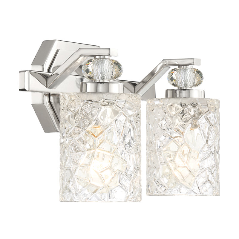 Mercer41 Akoon - 2 Light Bath Vanity In Chrome Finish