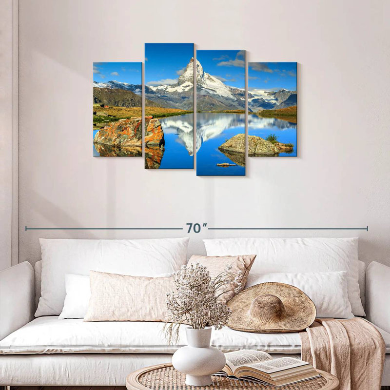 Alvord Matterhorn Mountain Scene, 27'' H x 43'' W